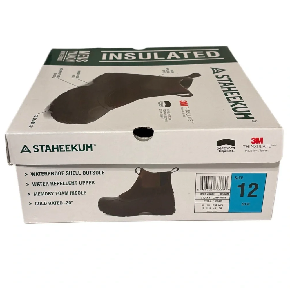Staheekum Men's Yukon Insulated Boots - Brown and Black - Picture 9 of 9